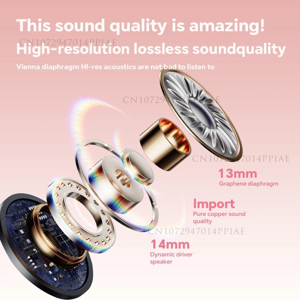 سماعات صغيرة لاسلكية بلوتوث TWS بإلغاء الضوضاء وعمر بطارية طويل مع ميكروفون - 5