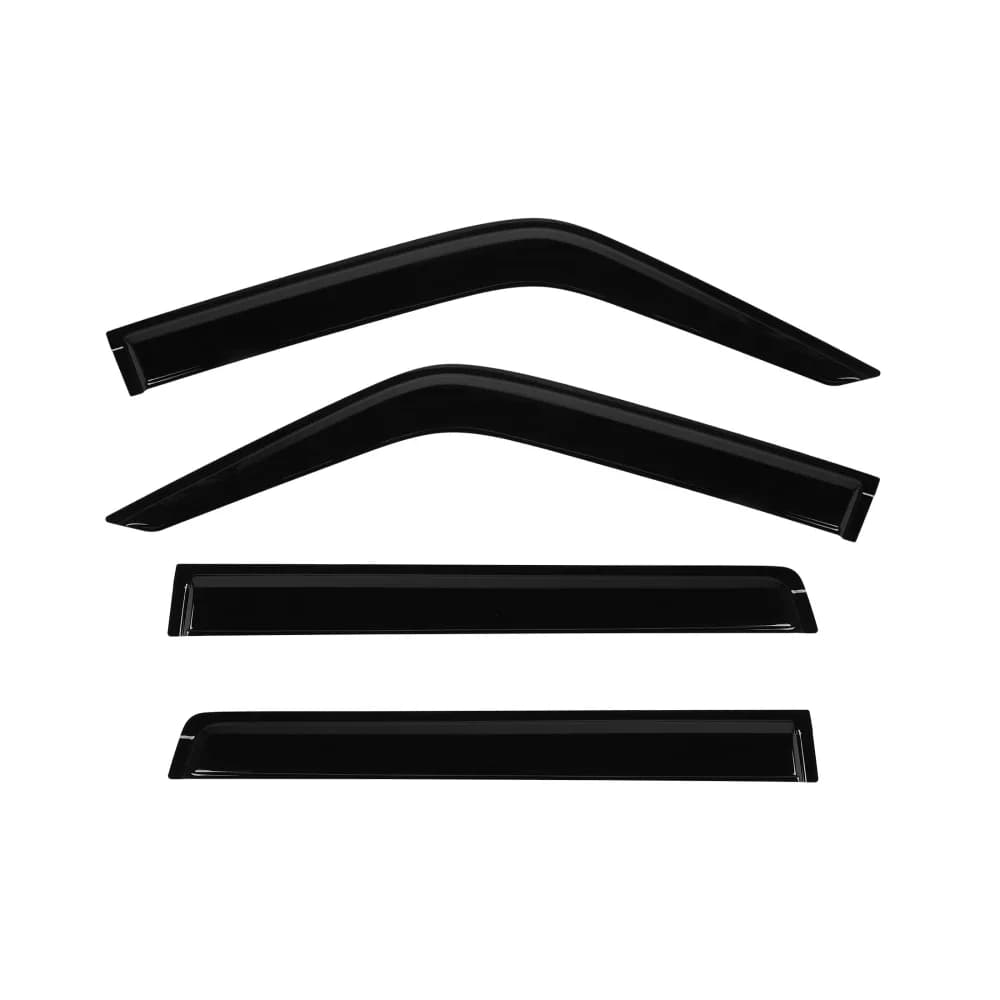 Side Window Visor Rain Awnings Shelters Deflector Weatherstrip Wind Visor Ventilation Guard for Nissan Patrol GU Y61 1998-2016 - 4