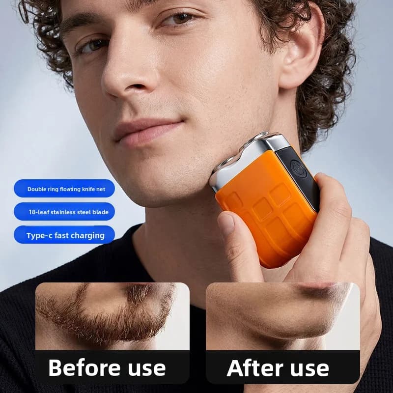 New Multifunctional Intelligent Digital Electric Shaver, Mini Portable Shaver, Men's Automatic Shaver - 2