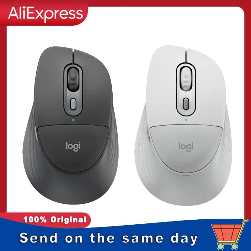 ماوس Logitech Signature Comfort Plus M850 L اللاسلكي عبر البلوتوث مع وسادة راحة اليد ونقرات صامتة