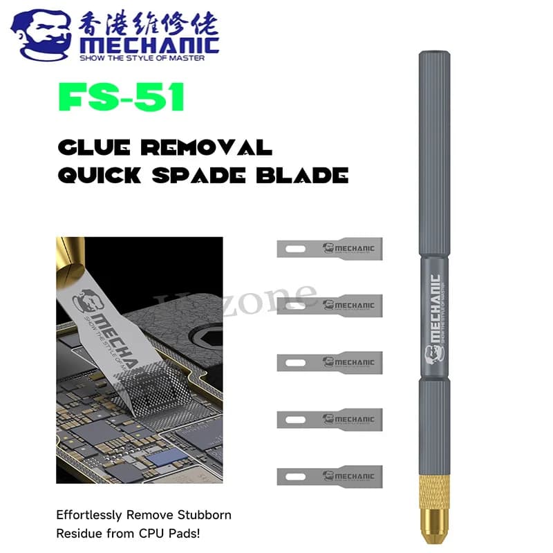 ميكانيك SF-51 سكين رفيع لإصلاح لوحة الأم IC وشريحة PCB وأداة إزالة الغراء من وحدة المعالجة المركزية CPU مجموعة إزالة الغراء بكفاءة - 3