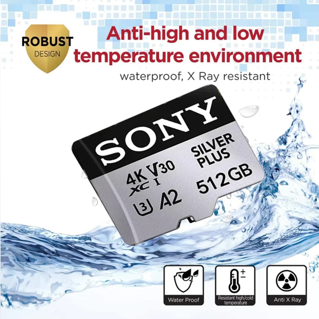 بطاقة ذاكرة SONY مايكرو إس دي 1024 جيجابايت U3 A2 فئة 10 TF 128 جيجابايت للهاتف والكاميرا والكمبيوتر اللوحي ونينتندو سويتش - 5