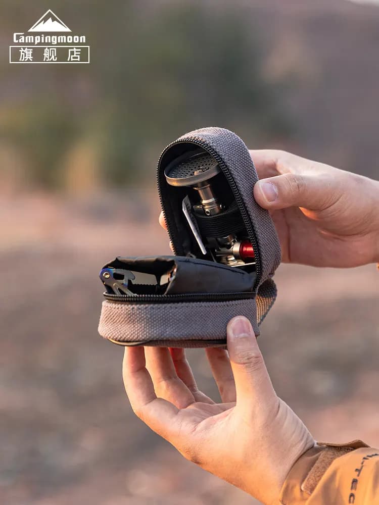 CAMPINGMOON XT-2F Titanium Rocket Stove Head Portable Outdoor Camping Gas Stove Stable Output Picnic Cartridge Stove - 4