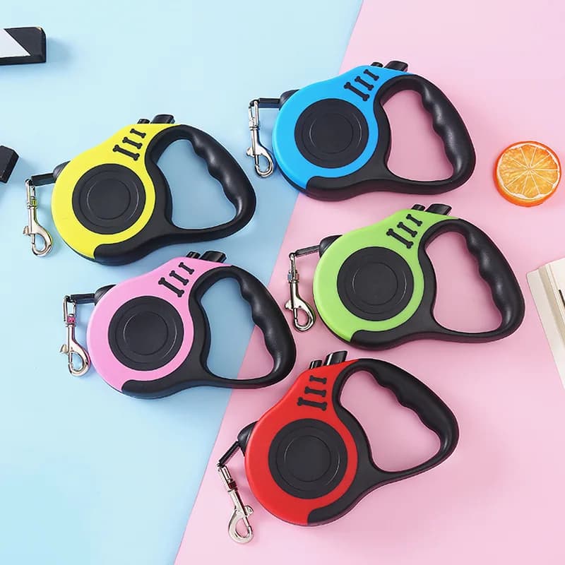 3M 5M Dog Leash for Small Dogs Cat Automatic Retractable Durable Nylon Lead Puppy Outdoor Travel Walking Hiking Traction Rope - 3