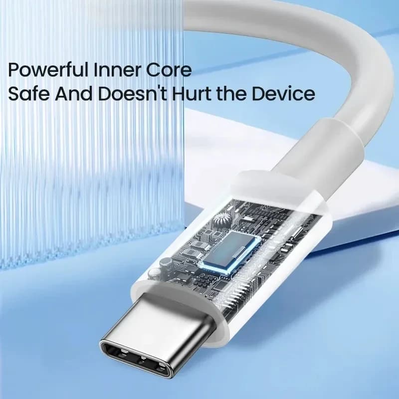 100W C to C USB C to USB C PD Cable for iPhone 15 Pro Max iPad 10 MacBook Huawei Xiaomi Type C to Type C PD Fast Charging Cable - 3