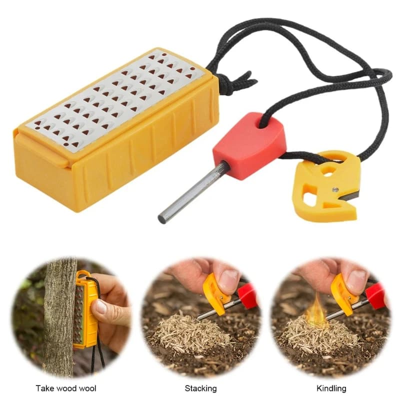 Lightweight Tinder Maker with Fire Starter: Portable Outdoor Survival Tool, Emergency Tinder Making & Cigarette Accessories Tool - 5