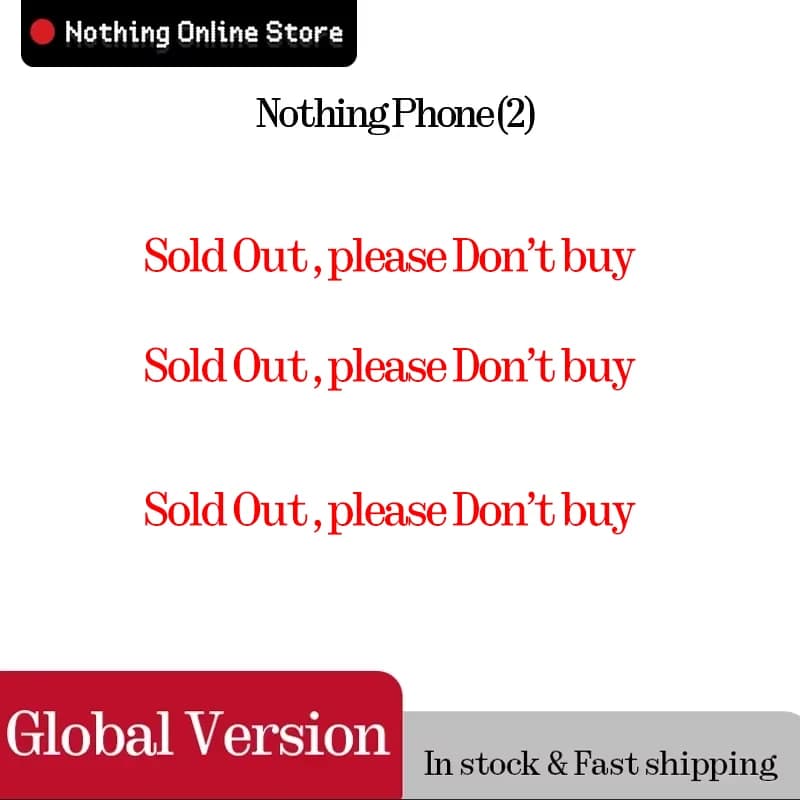هاتف NOTHING Phone (2) بشاشة مرنة LTPO OLED مقاس 6.7 بوصة، معالج Snapdragon 8+ Gen 1، نظام Nothing OS 2.0، كاميرا خلفية مزدوجة 50 ميجابكسل، وكاميرا أمامية 32 ميجابكسل
