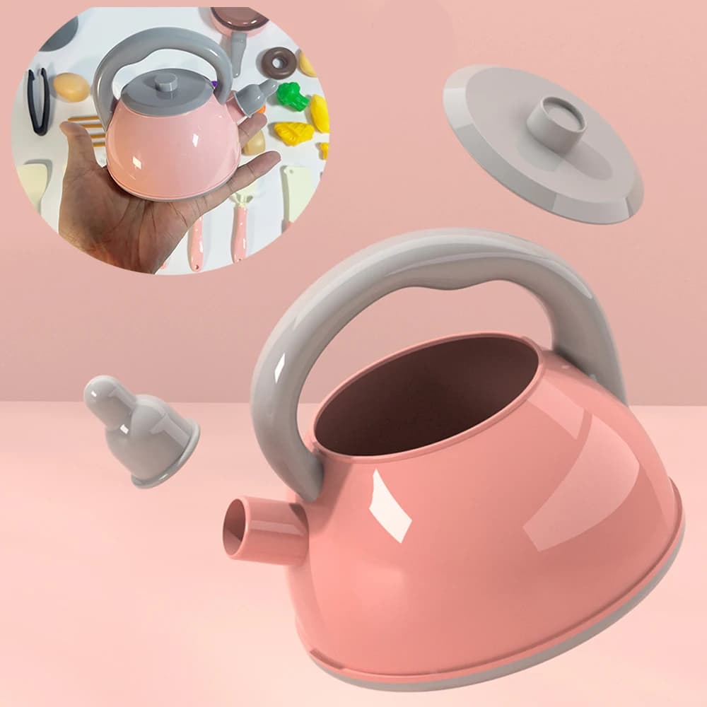 Kids Kitchen Toys Set 92/69/59 PCS Play Kitchen Accessories Kit with Play Pots Pretend Food Cooking Toy Toddler Girls Boy Gift - 4