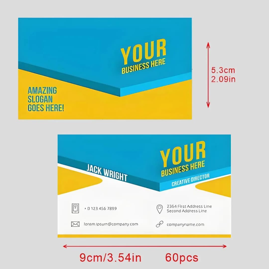 100/200pcs Customized Business Cards with Logos Personalized Thank-you Card Customization Business Cards Party Invitation Cards - 4