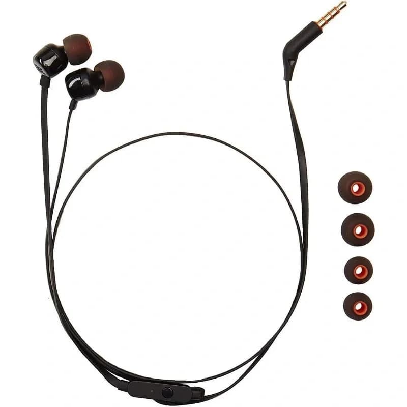 سماعات أذن سلكية JBL TUNE 110 مرخصة رسميًا، ميكروفون مدمج، واجهة 3.5 ملم، غطاء أذن سيليكون للمكالمات الرياضية - 4