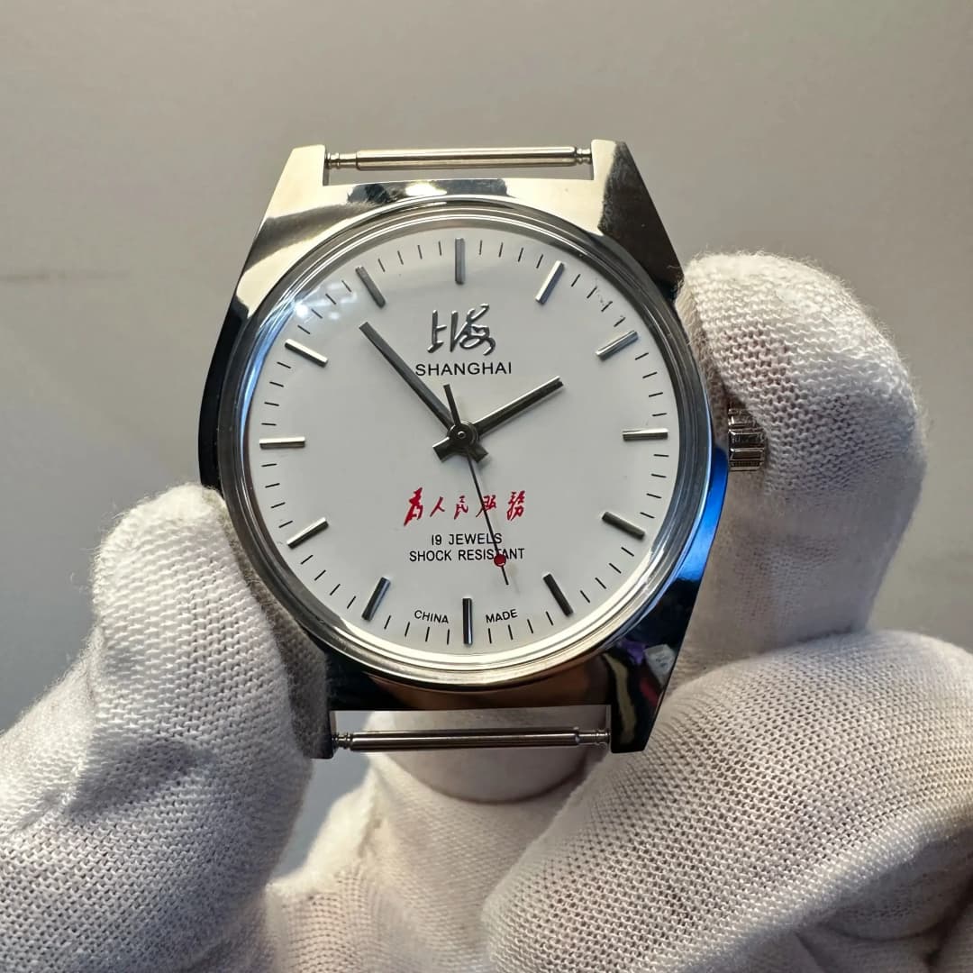 36mm Shanghai Men's Watch Retro 7120 Manual Mechanical Movement Minimalist Business Mechanical Wristwatches Drop Shipper - 4