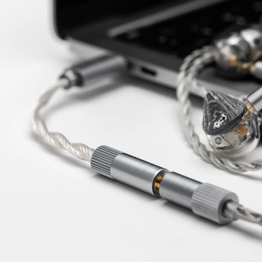محول Moondrop ECHO-A USB DAC فك التشفير المحمول - مضخم سماعات الرأس - محول TYPE C إلى 3.5 ملم للهواتف المحمولة - 3