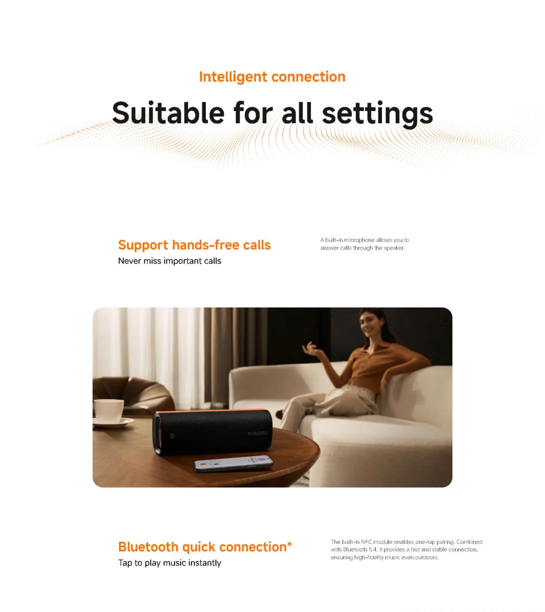 Xiaomi Sound Party Wireless Bluetooth Speaker - Portable Smart Home Audio System with Powerful Bass And Long Battery Life - 4
