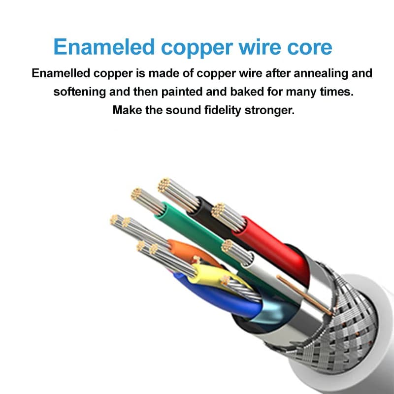 Headset Splitter 3.5mm Audio+Mic Stereo Headphone Splitter Audio 3.5mm 4 Pole Jack Y Cable for PS4,PC Gaming Headset,Xbox One - 5
