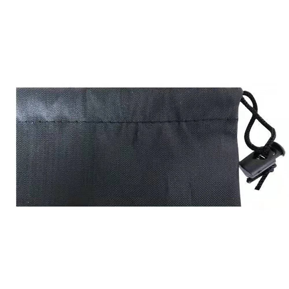 حقيبة برباط، حقيبة تخزين، منظم أدوات صغيرة، غطاء حقائب سوداء للملابس والأحذية والتغليف واستخدام السفر في الهواء الطلق - 5