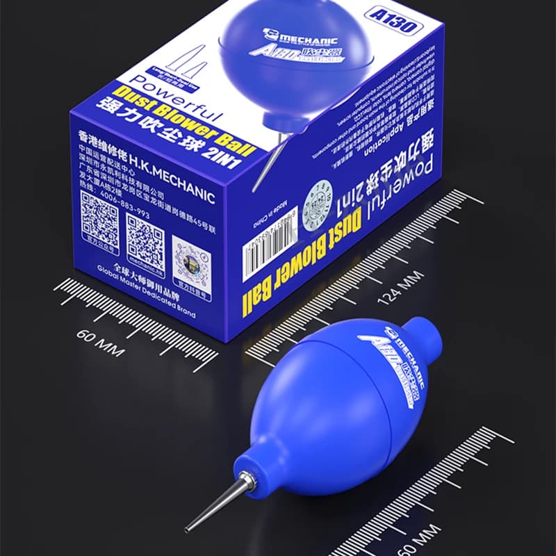 ميكانيكي A130 2in1 الهاتف إصلاح منظف الغبار منفاخ الهواء الكرة الغبار تنظيف القلم للهاتف PCB PC لوحة المفاتيح عدسة الكاميرا تنظيف - 6