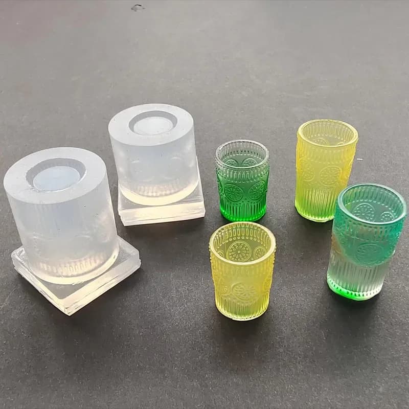 Classic Cup Miniature SIlicone Mold UV Resin Jewelry Molds Jewelry Tools Jewelry Accessories - 3