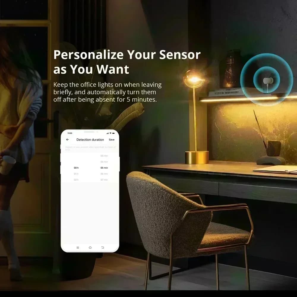SONOFF SNZB 06P SNZB-03P SNZB-04P SNZB-02D Sonoff Switch SNZB-02P Zigbee Human Presence Sensor SONOFF Bridge Pro SNZB-06P - 4