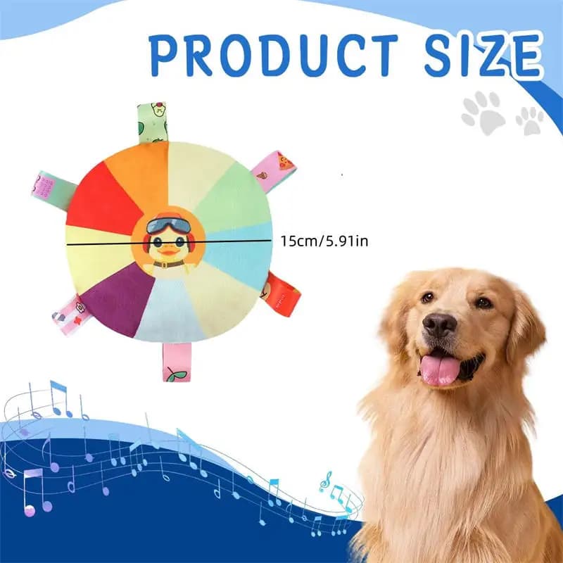 مضحك قوس قزح أفخم الصحن الطائر الكلب اللعب في الهواء الطلق ألعاب التدريب التفاعلية مضغ لعبة الحيوانات الأليفة تحلق أقراص لعب الكلب الملحقات - 5