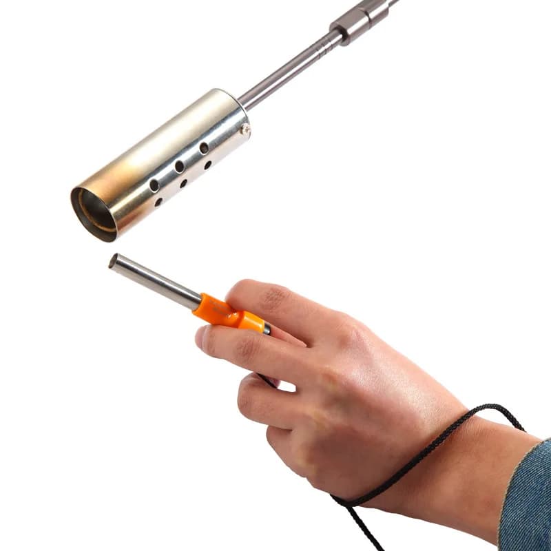CAMPINGMOON I-1010 New Multi-Use Flame Gun Lighter Flamethrower Gas Gun Spray Torch Gas Burner Singeing Gun Flamethrower - 4