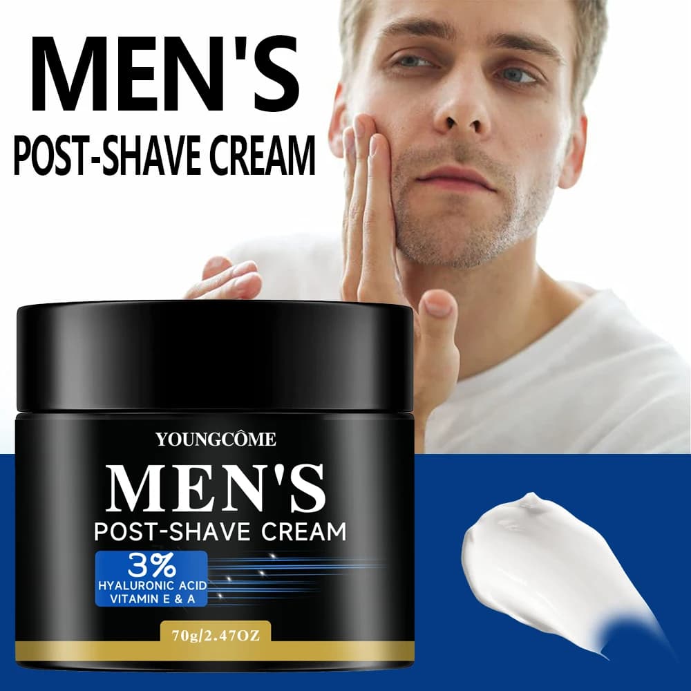 YOUNGCÃME بلسم ما بعد الحلاقة للرجال، يهدئ ويريح البشرة التالفة والاحمرار وحروق الحلاقة والتهيجات الأخرى 1.41/2 أونصة سائلة
