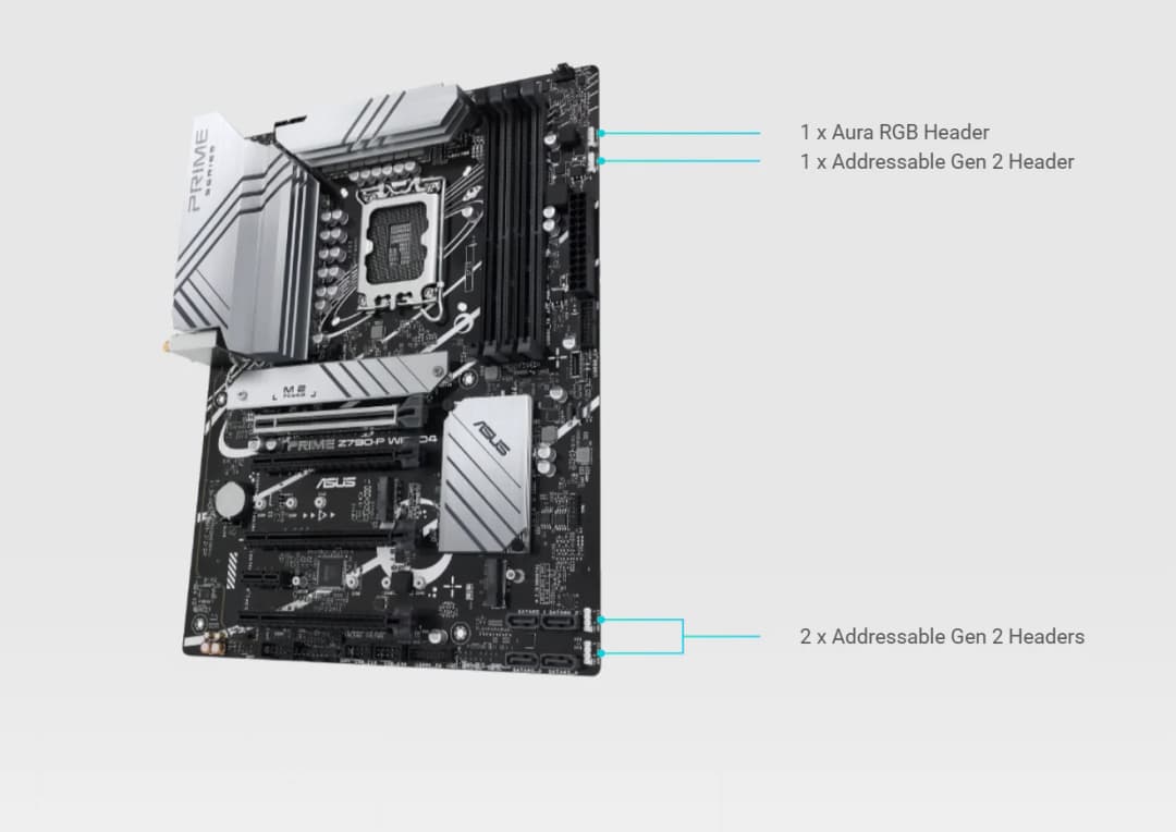 ASUS PRIME Z790-P WIFI D4 Motherboard Socket LGA1700 CPU DDR4 5333(O.C) Memory Chipset Z790 ATX Mainboard - 4