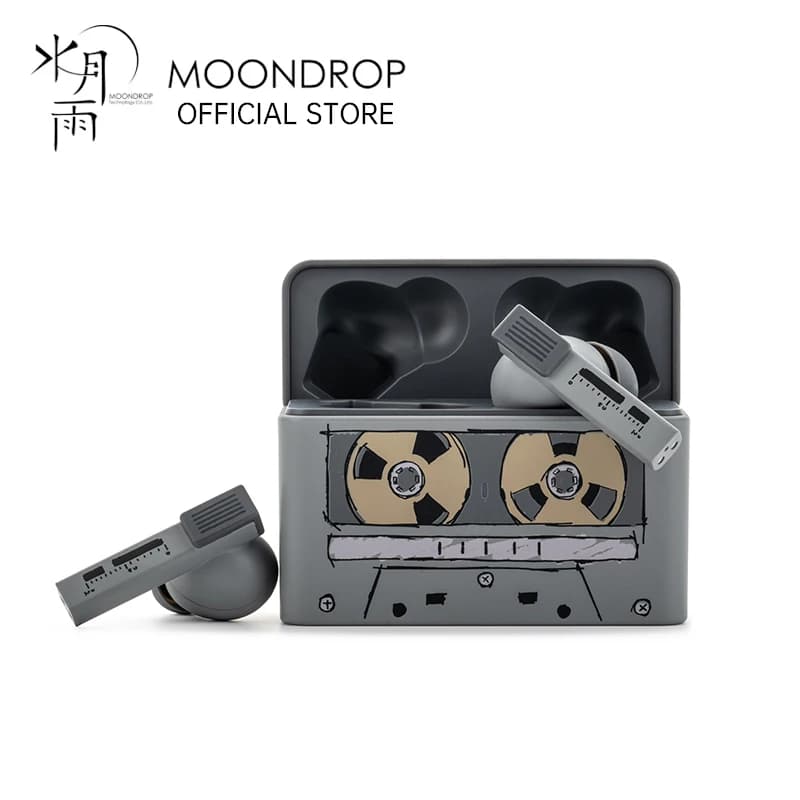 سماعات رأس MOONDROP Golden Ages 2 TWS مع إلغاء الضوضاء ANC وبلوتوث 6.0 وLDAC وVDSF ومكسب خرج قابل للتعديل للألعاب