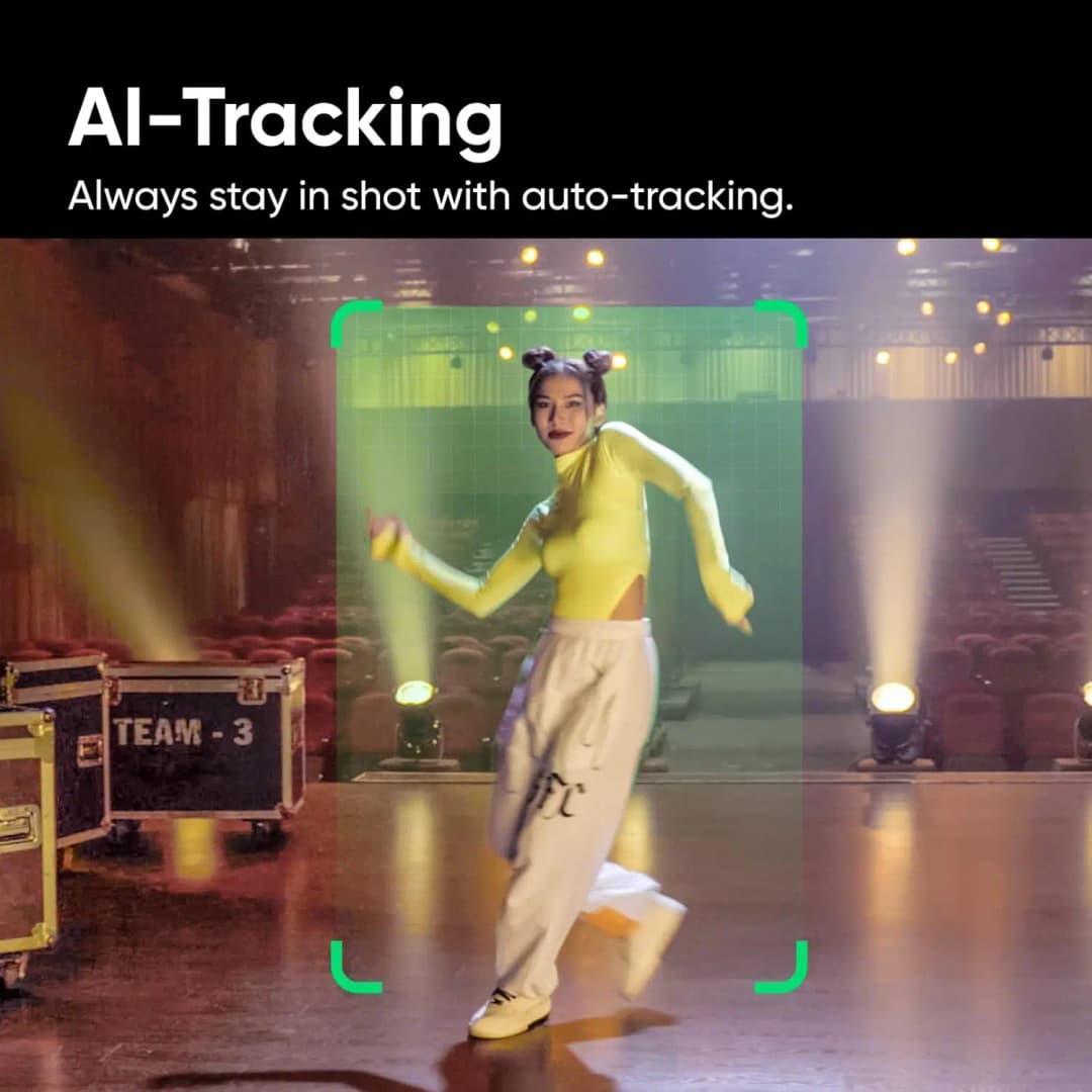 مجموعة ملصقات رسمية من Insta360 Link - كاميرا ويب PTZ بدقة 4K مع مستشعر 1/2 بوصة وتتبع الذكاء الاصطناعي والتحكم بالإيماءات وHDR وميكروفونات إلغاء الضوضاء - 2