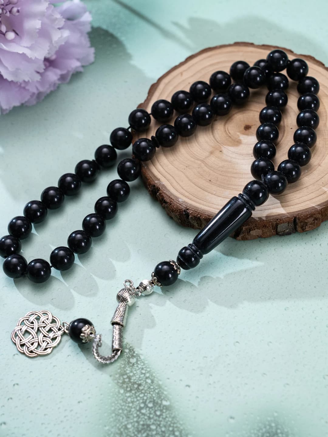 خرز صلاة مصنوع يدويًا عالي الجودة - 5 ألوان كلاسيكية للصلاة والتأمل والتاسبيح - 2