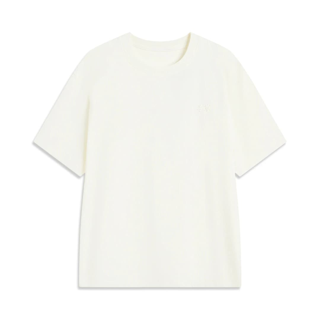 قميص رياضي للرجال من لي نينغ، قطن 75%، بوليستر 25%، مقاس عادي، مريح، بشعار مطرز من لي نينغ، طراز AHSV145 - 3