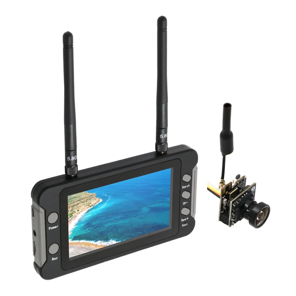 نظارات FPV مزدوجة الهوائيات مع شاشة LCD 4.3 بوصة وكاميرا M8 800TVL - 3