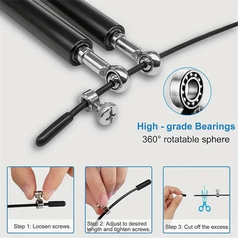 2026 New WorthWhile Jump Rope Professional Speed Bearing Skipping Fitness Workout Training Equipement Boxing Home Exercise - 4