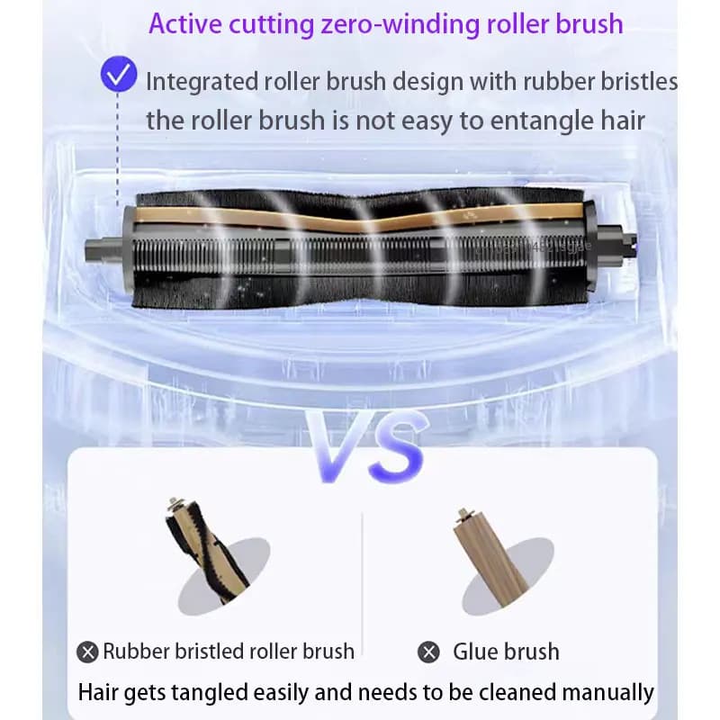 Original Cutting Hair Anti-Tangle Roller Brush Dreame X40 Pro X40 Pro Ultra L10s Pro Ultra Heat L30 Ultra L20 Ultra L10s Ultra - 3