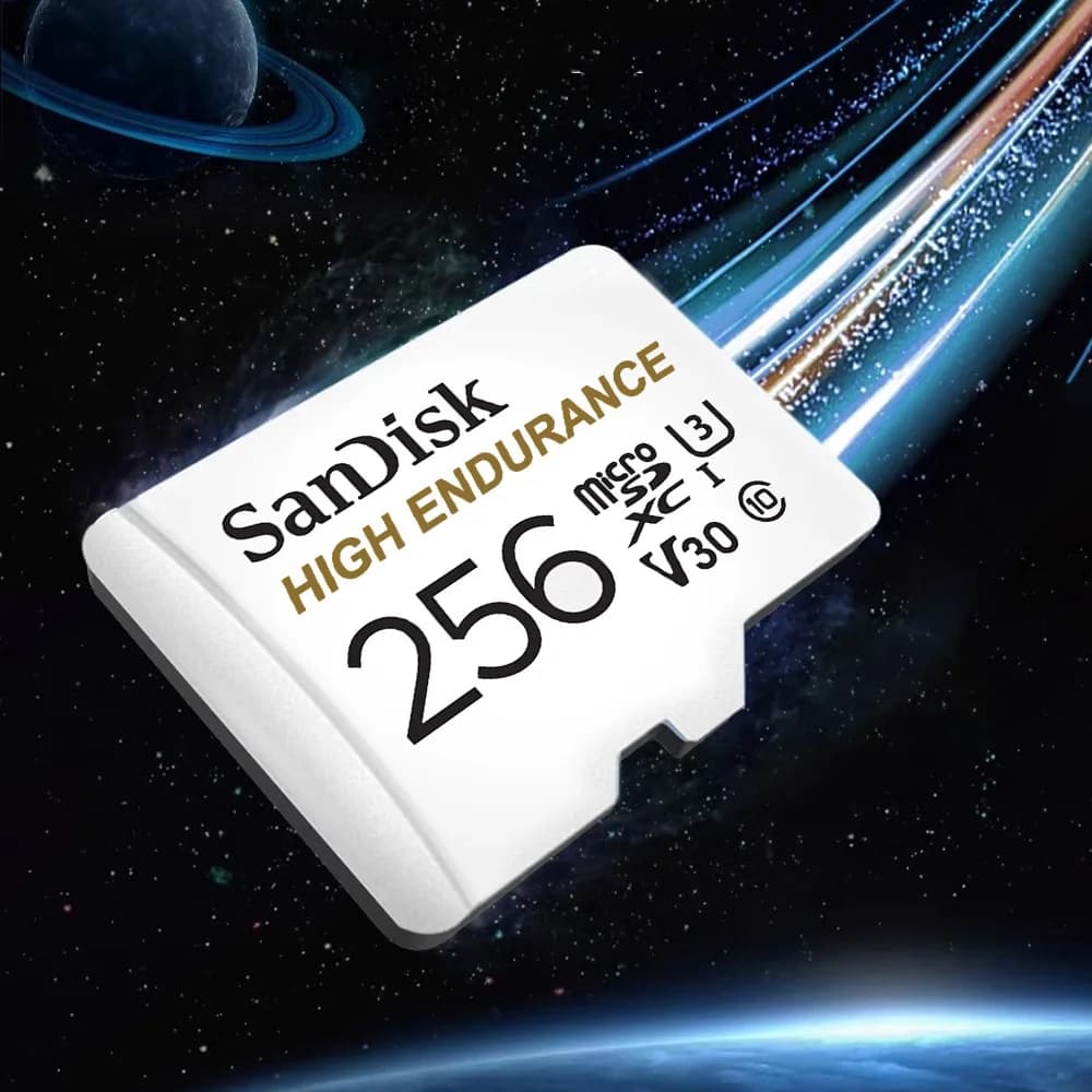SanDisk HIGH ENDURANCE Memory Card Micro SD 32GB 64GB 128GB 256GB Class 10 UHS-1 V30 U3 4K MicroSD TF Trans Flash Mikro Card - 4