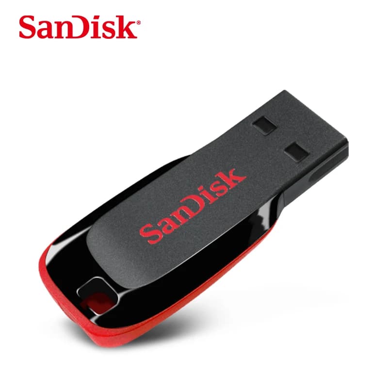 محرك أقراص فلاش SanDisk CZ50 USB 2.0 بسعة 128 جيجابايت و64 جيجابايت و32 جيجابايت و16 جيجابايت، محرك أقراص صغير USB2.0، ذاكرة USB، عصا USB للكمبيوتر - 4