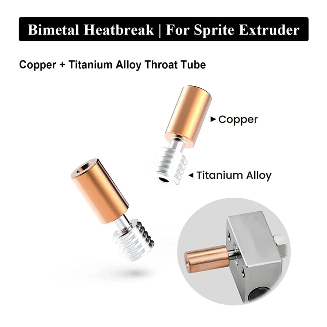 CREALITY Heating Block Kit High Temperature Pro Original for Ender-3 S1 CR-10 Smart Pro Printer Equipped with Sprite Extruder - 3