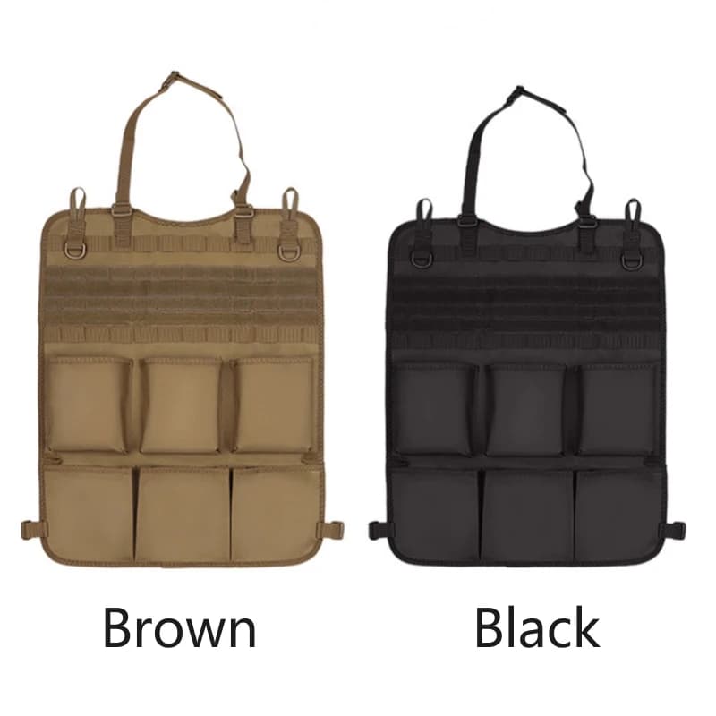 High Quality Multifunction 55*37CM 600D 6PCS In 1 Car Back Seat Tactical Hanging Storage Organizer - 5