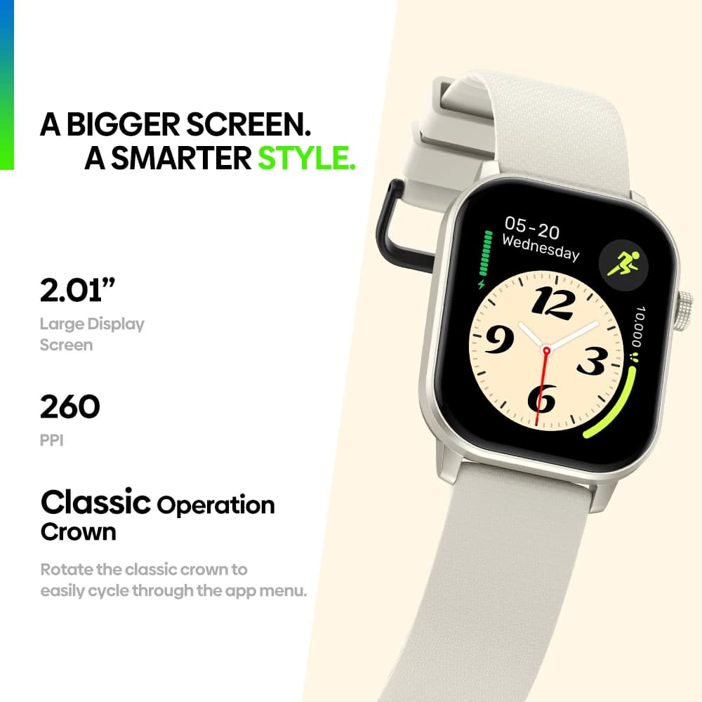 ساعة ذكية رياضية جديدة 2025 زيبليز جي تي اس 3 مع نظام تحديد المواقع العالمي (جي بي اس) ومكالمات صوتية وشاشة 2.01 بوصة لمراقبة معدل ضربات القلب ومستوى الأكسجين في الدم وتتبع التوتر للرجال والسيدات - 4