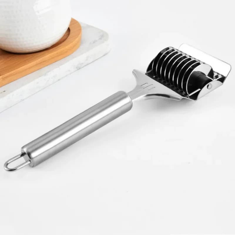 1Pcs Stainless Steel Manual Spaghett Cutter Pasta Machine Dough Noodles Maker Ginger Garlic Roll Crusher Kitchen Cooking Gadgets - 4