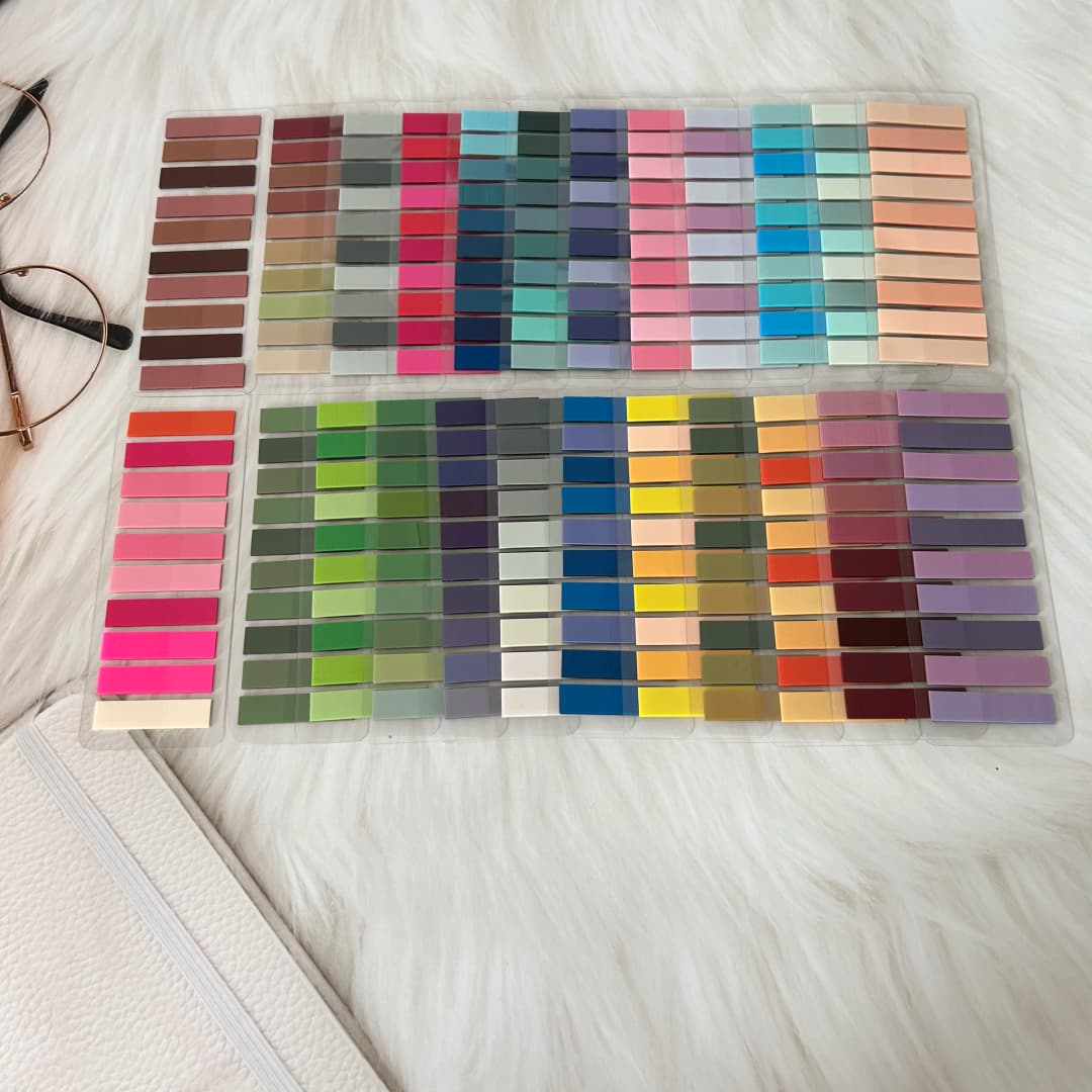 4800-200 ورقة فهرس علامات دفتر ملاحظات شفاف منصات مذكرة إبداعية لاصقة قرطاسية مدرسية ومكتبية ملصقات ذاتية اللصق - 6