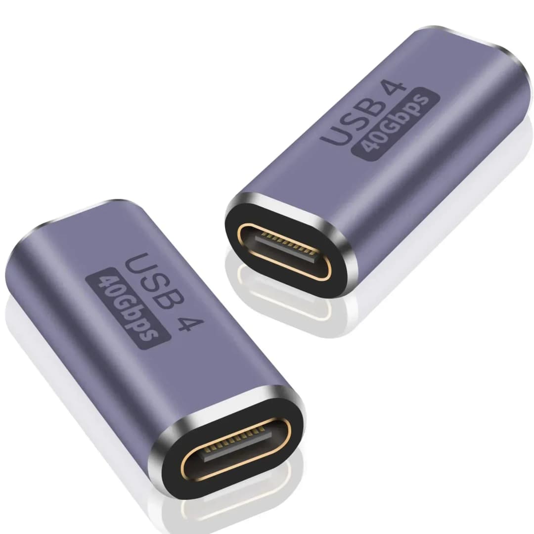 USB C Female to Female Coupler Coupler Extender 8K Video 100W Fast Charging For USB4 Cable Thunderbolt 4 40Gbps 3.2 OTG Adapter