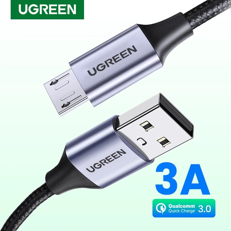 UGREEN Micro USB Cable Fast Quick Charger Cable USB to Micro USB 2.0 Android Charging Cord for Samsung Galaxy S7 S6 Note Wire