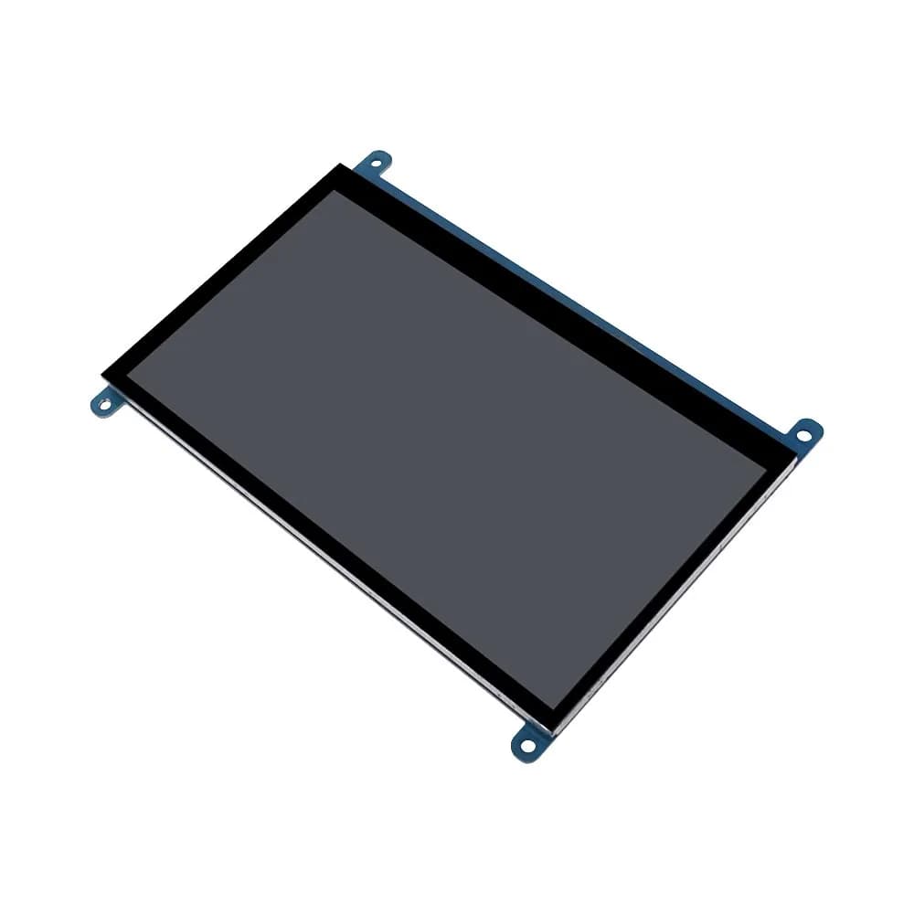 شاشة 7 بوصة لراسبيري باي 4/3/2/B/B+/A+ بدقة 1024x600 IPS مع شاشة لمس سعوية 5 نقاط مع عرض HDMI مجاني لنظام ويندوز 7/8/10 - 5