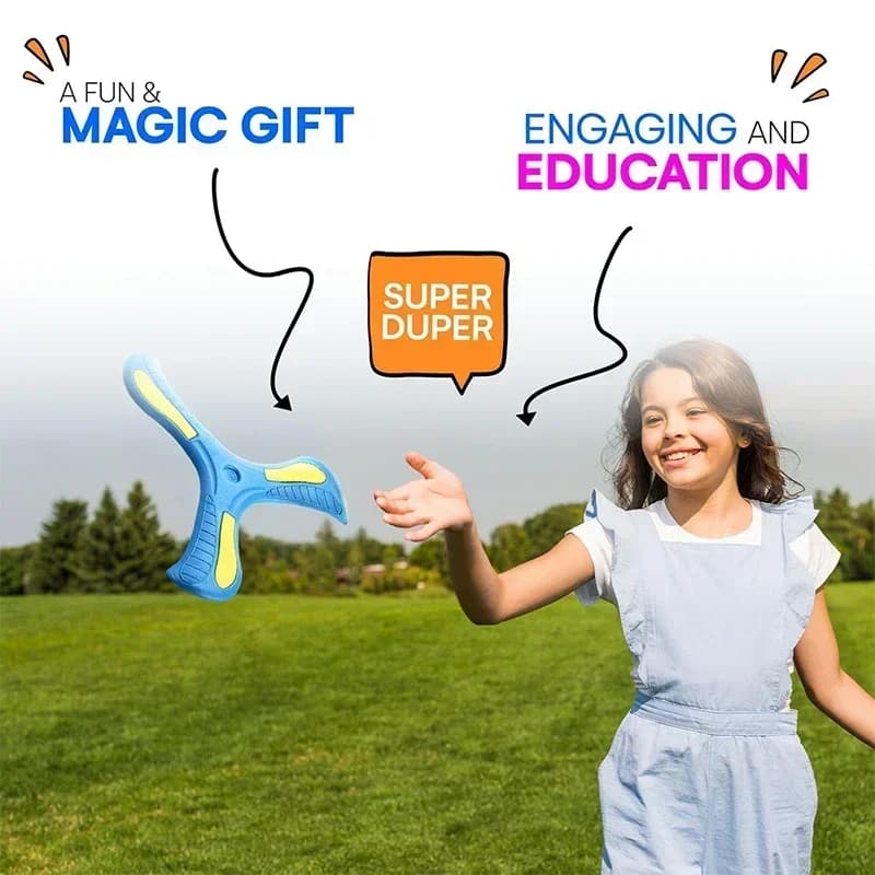 Children Soft Boomerang Toy Three-leaf Cross Outdoor Flying Disc Games Adult-kids Interactive Sports Toys for Decompression Gift - 3