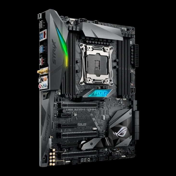 لوحة أم لألعاب ASUS ROG STRIX X299-E مقبس LGA2066 معالج وحدة المعالجة المركزية DDR4 4133(O.C.) ذاكرة MHz مجموعة شرائح X299 لوحة رئيسية ATX - 3