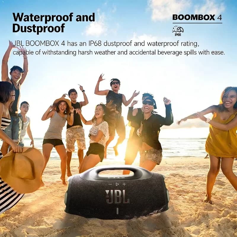 Original JBL Boombox 4 Wireless Speaker IP68 Waterproof Dustproof AI Sound Boost 34H Battery Bluetooth 5.4 Auracast Outdoor HOT - 2