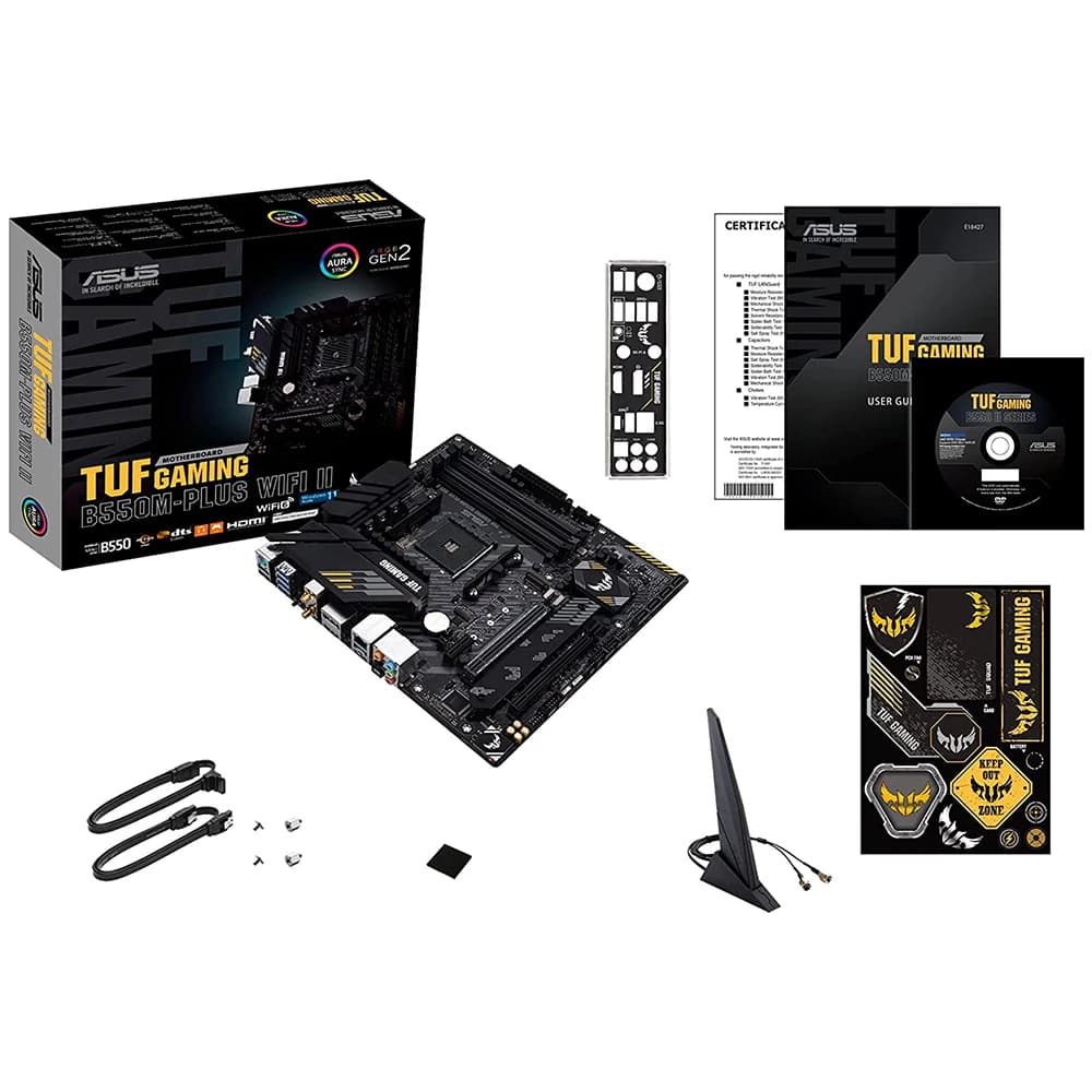 AMD Ryzen 7 5700X + ASUS TUF GAMING B550M-PLUS WIFI II New B550 AMD Gaming Motherboard Socket AM4 Wi-Fi 6 DDR4 M-ATX - 6