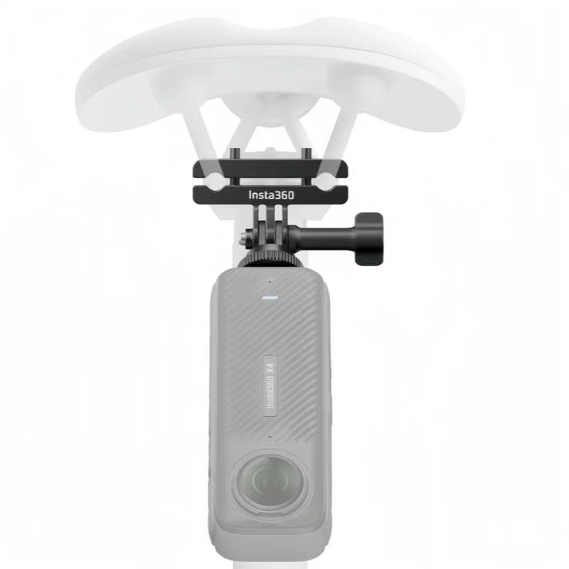 Insta360 Original Bike Saddle Rail Mount for X5/X4/X3/GO3S/GO3/RS/R/Ace – Official Accessory Lightweight Aluminum Bracket