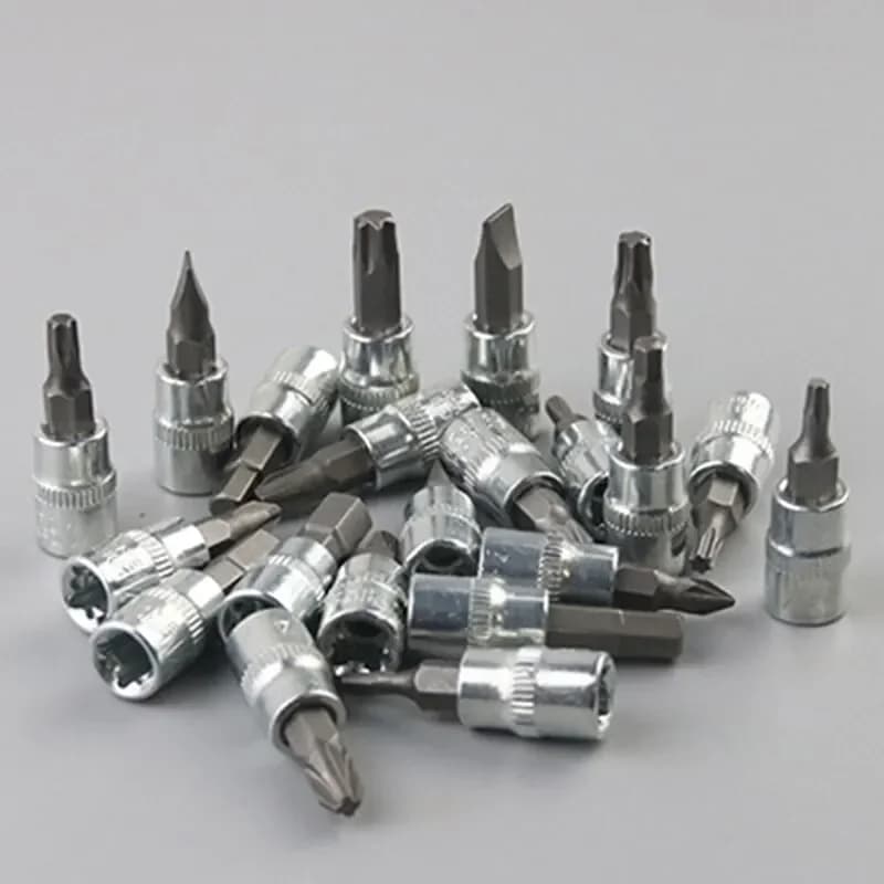 46pcs Drive Ratchet Torque Wrench Combo Auto Repairing Set Mechanic Tool Car Repair Tool Kit 1/4-Inch Socket Set Car Repair Tool - 5