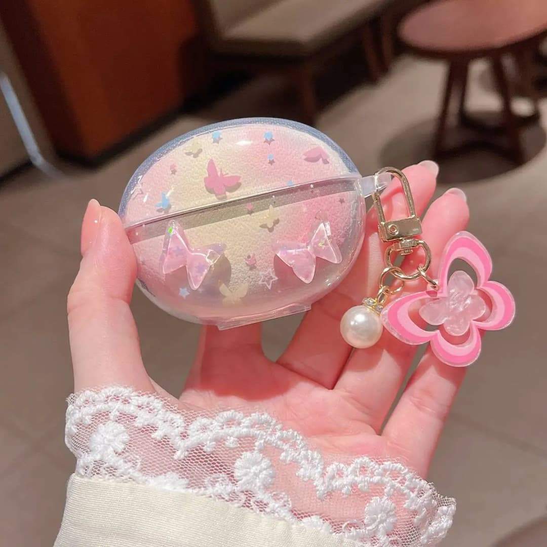 QCY Crossky C50 Clear Soft Case Cute Cartoon Wireless Bluetooth Earphone Case For QCY C50 Charging Box Protective Cover - 3